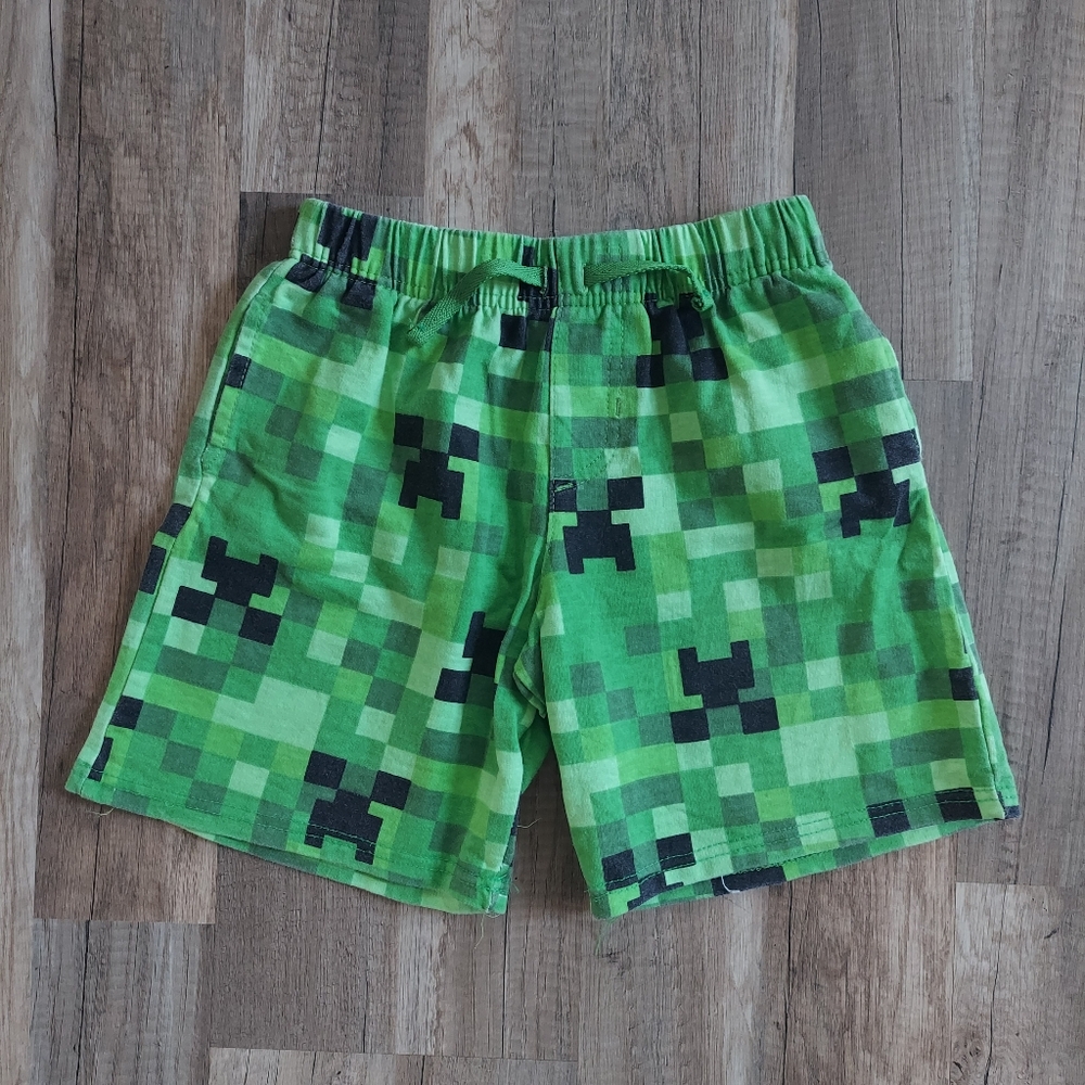 Minecraft & Nike Knit Shorts Small 6/7 - Picture 8 of 13